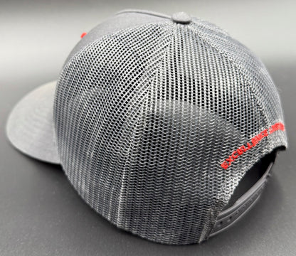 Western "Excellence Lives Here" Trucker Hat – Red W Edition